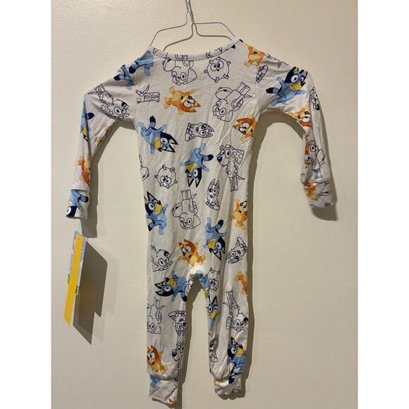 NWT Bluey One-Piece Viscose Pajama Coverall - 18M - Picture 2 of 3